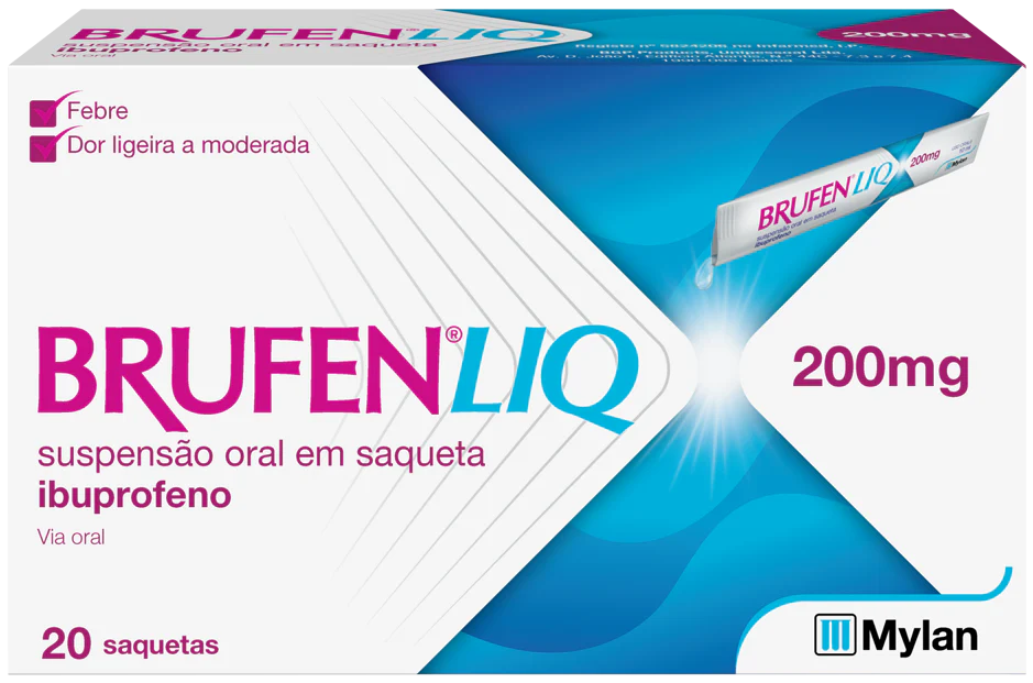 Brufen Liq 200mg  20 saquetas