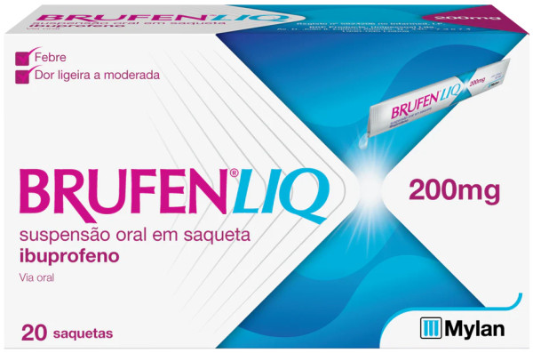 Brufen Liq 200mg  20 saquetas