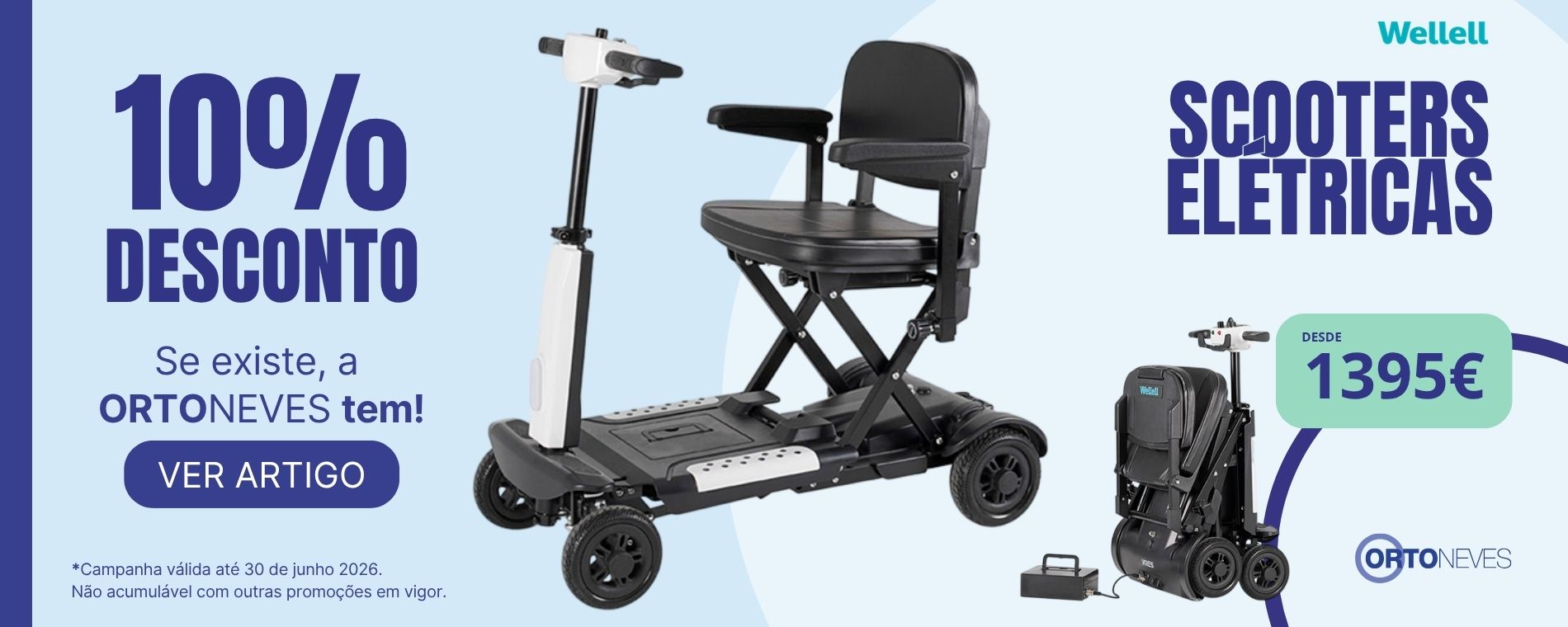 10% DESCONTO Scooters Elétricas