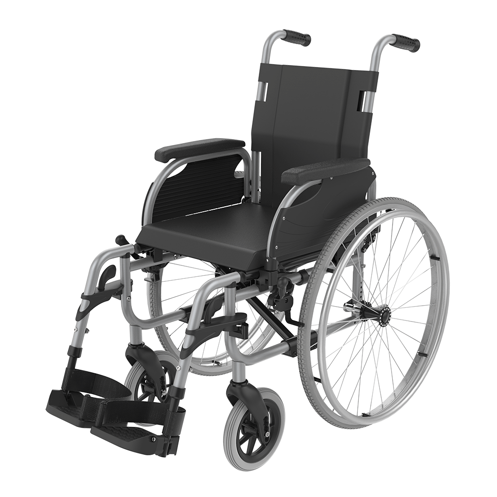 Cadeira de Rodas Standard de Aço ICON 10 - Roda 24'' ou 12''
