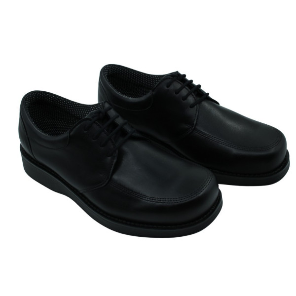 Sapato Diabético para Homem com Atacador (PRETO, 43)
