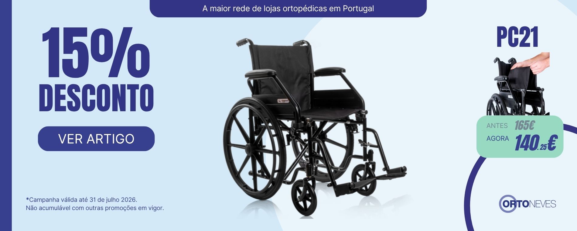Cadeira de Rodas Elétrica PC21