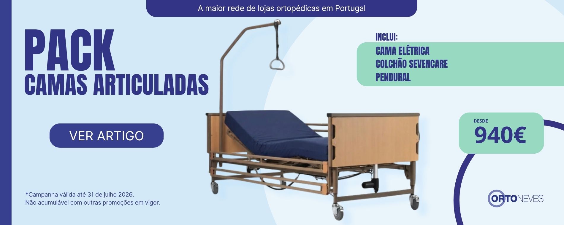 Camas Elétricas de Elevação c/ Colchão