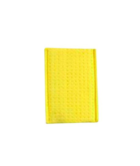Par capas electrodos 12x8cm Amarelo