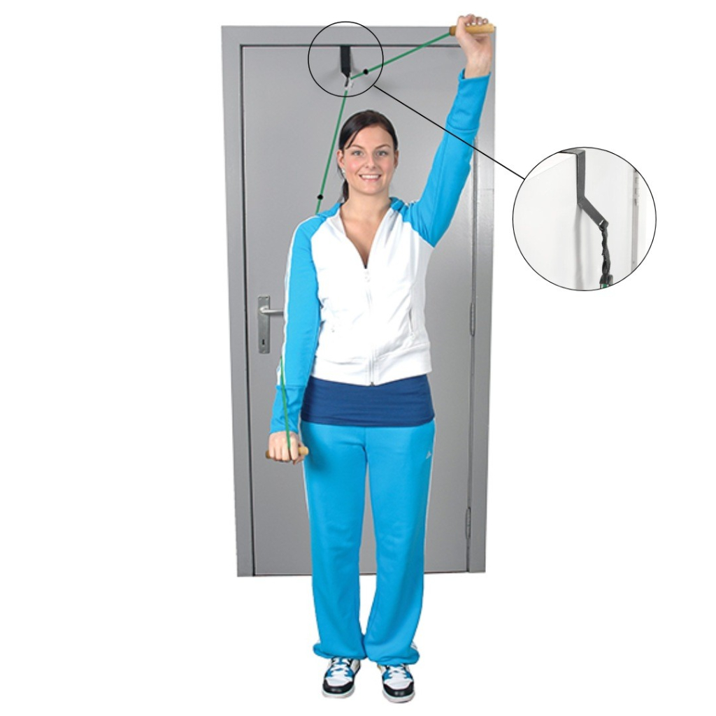Sistema de Exercício para Ombros com Suporte de Mãos