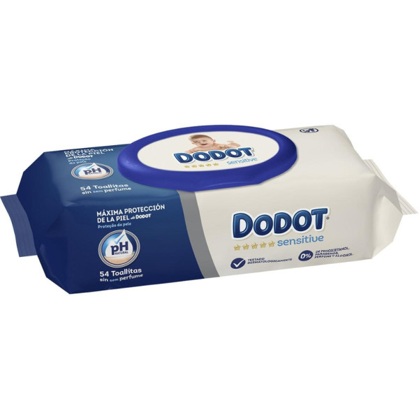 Toalhitas dodot sensitive 54unidades
