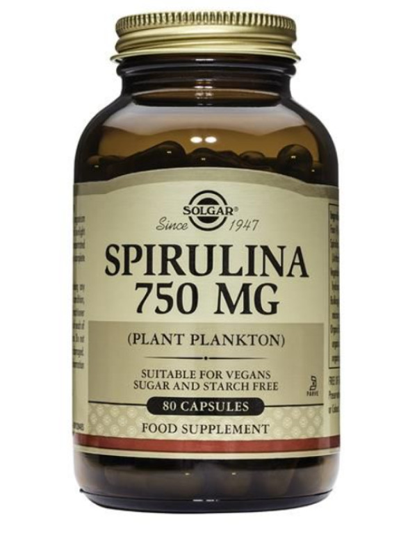 Solgar Spirulina 750mg xtabletes