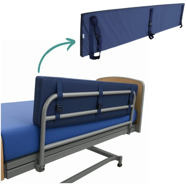 Resguardo de Prteção de Grades de Cama Hospitalar Almofadado Simples 170x35cm