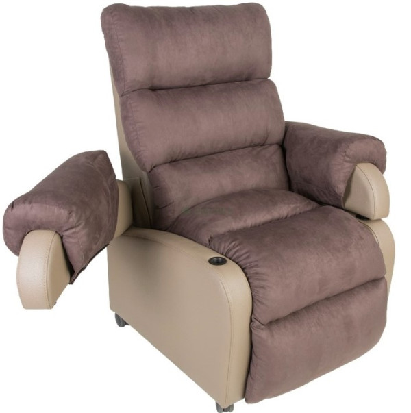 Sofa Savannah plus elevar custom tela vinil.castan