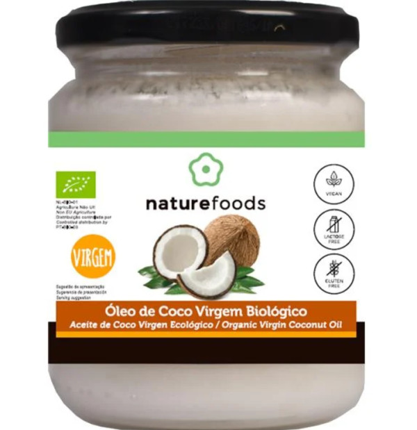 Naturefoods Oleo de Coco Virgem Bio 200g