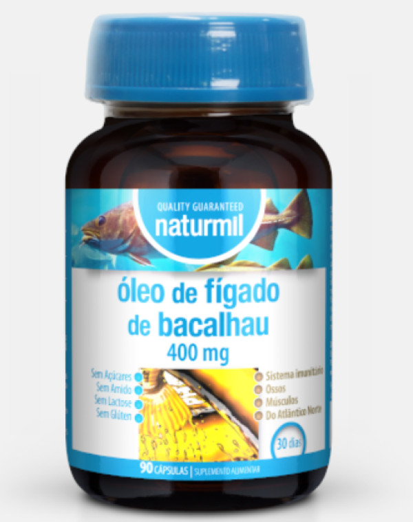 Oleo de figado de bacalhau 400mg
