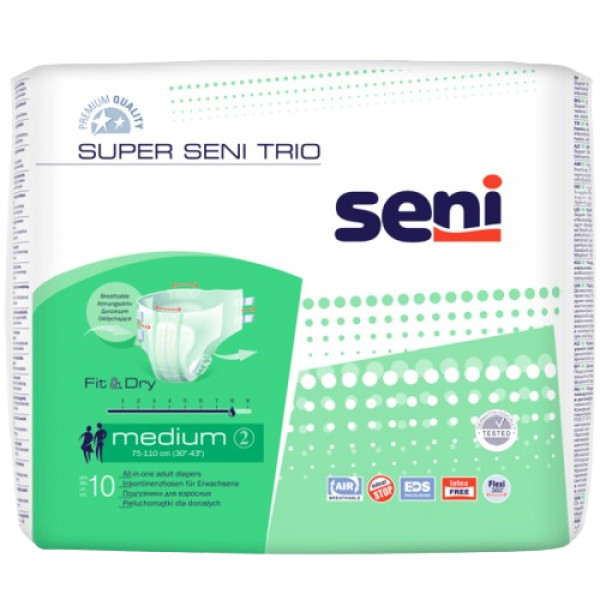 Seni fralda Super Trio M x10