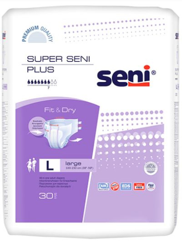 Seni fralda super plus L x30