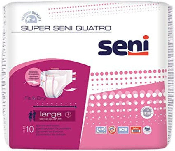 Seni fralda Super Quatro L x10