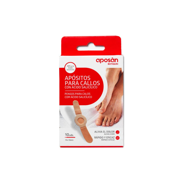 Aposan botiquin pensos para calos com acido salicilico 19x72mm