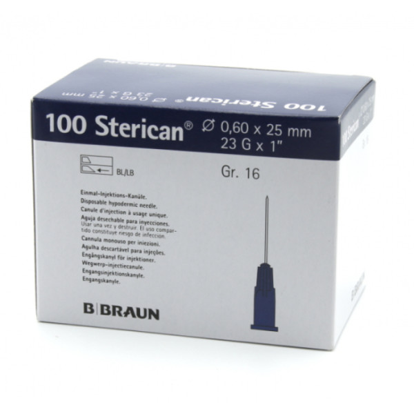 Agulhas Sterican G23 0.6x30mm cx100