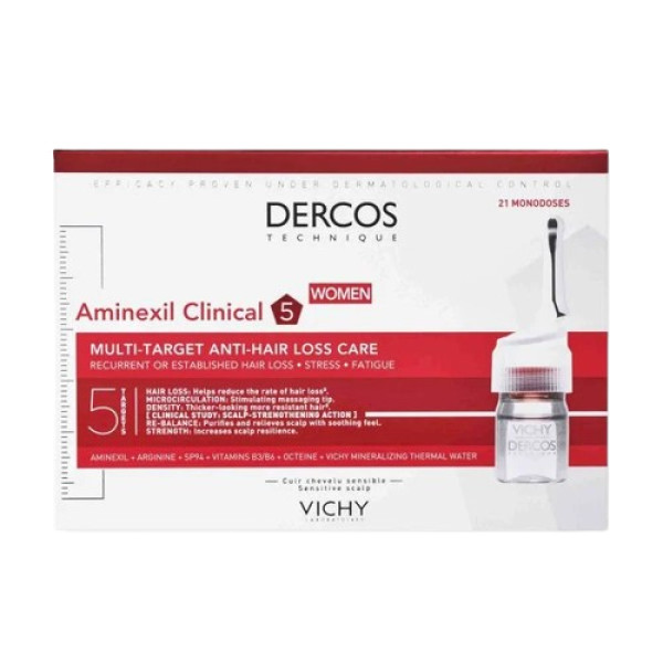 Dercos Vichy Aminexil  C5 Mulher 42x6M