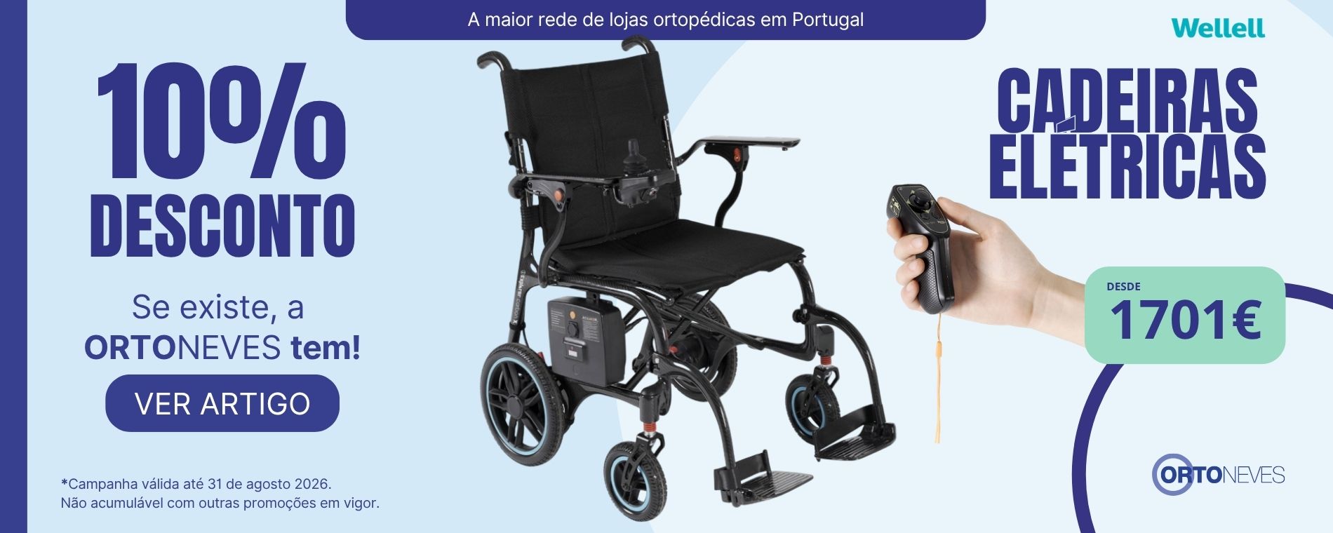 10% Desconto Cadeiras Elétricas