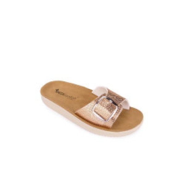Chinelo ortopédico DELME (38, DOURADO)