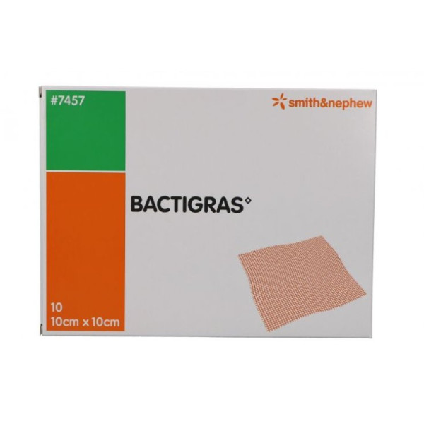 Smith-Nephew Bactigras 10x10cm cx10