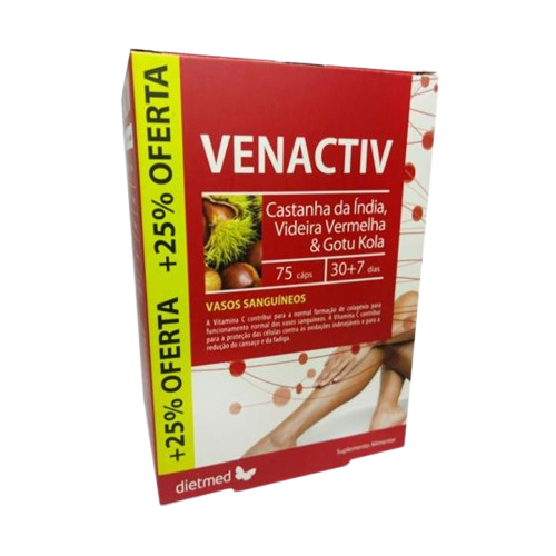 Venactiv 75 capsulas (+25%)
