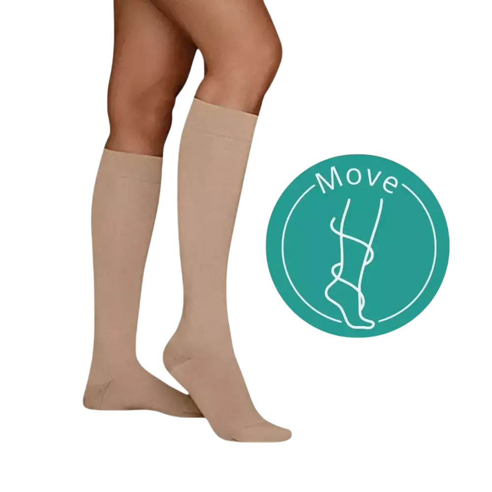 Meia de Compressão pelo Joelho - Juzo Move 3612 (II, CURTO, PE FECHADA)