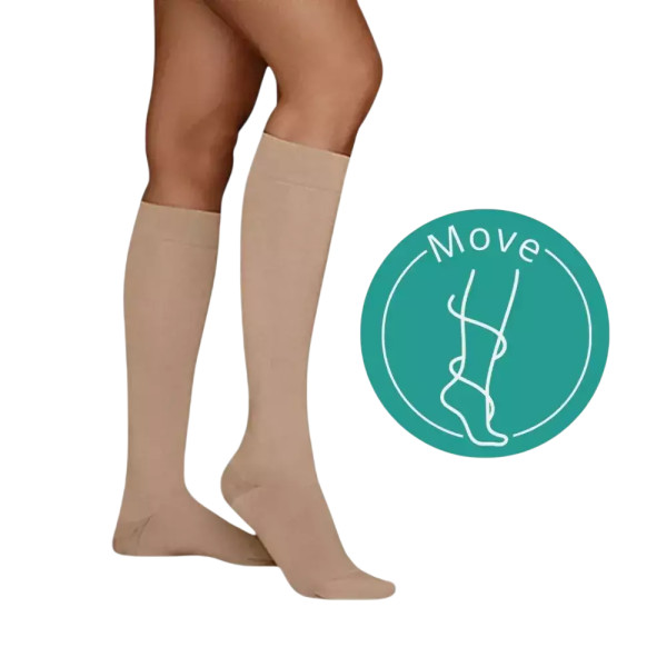 Meia de Compressão pelo Joelho - Juzo Move 3612 (V, NORMAL, PE FECHADA)