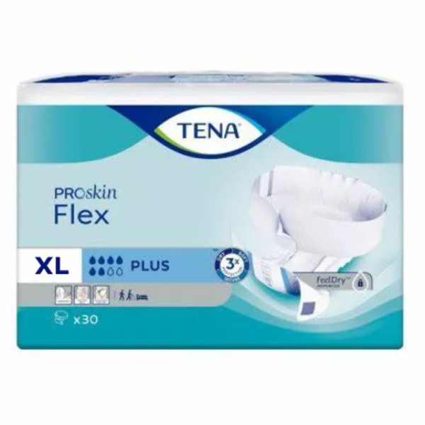 Fralda Tena Flex Plus (XL) x30 uni.