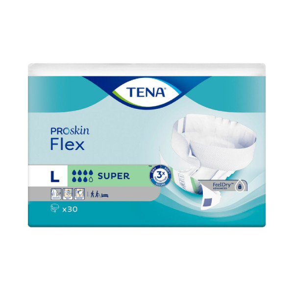 TENA ProSkin Flex SUPER: Fralda c/ cinto