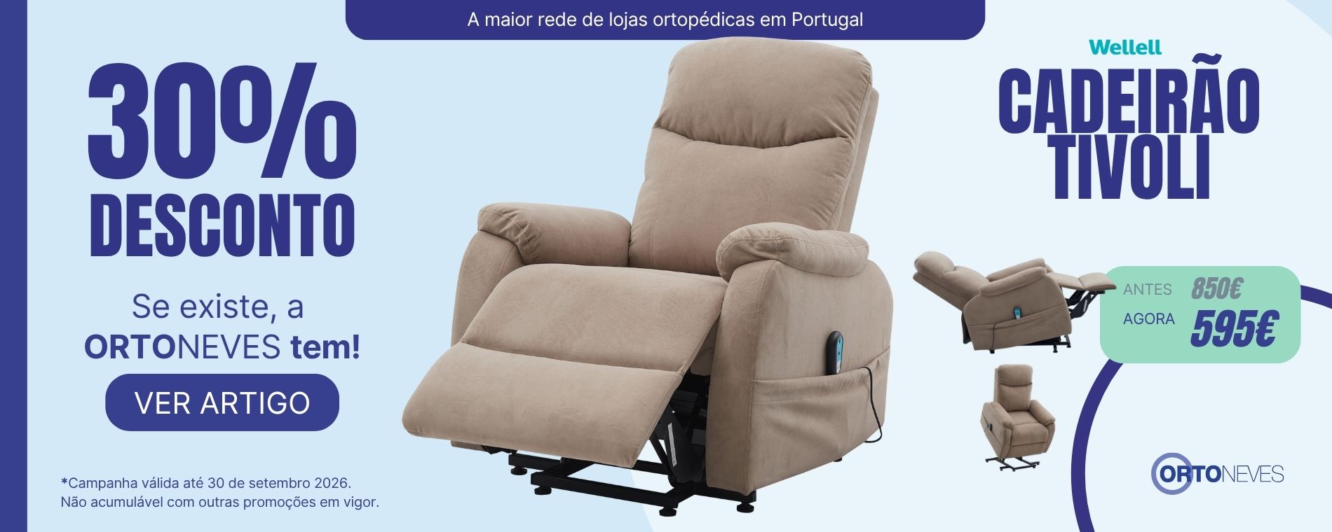 30% Desconto Cadeirão Elétrico Tivoli 30% Desconto Cadeirão Elétrico Tivoli