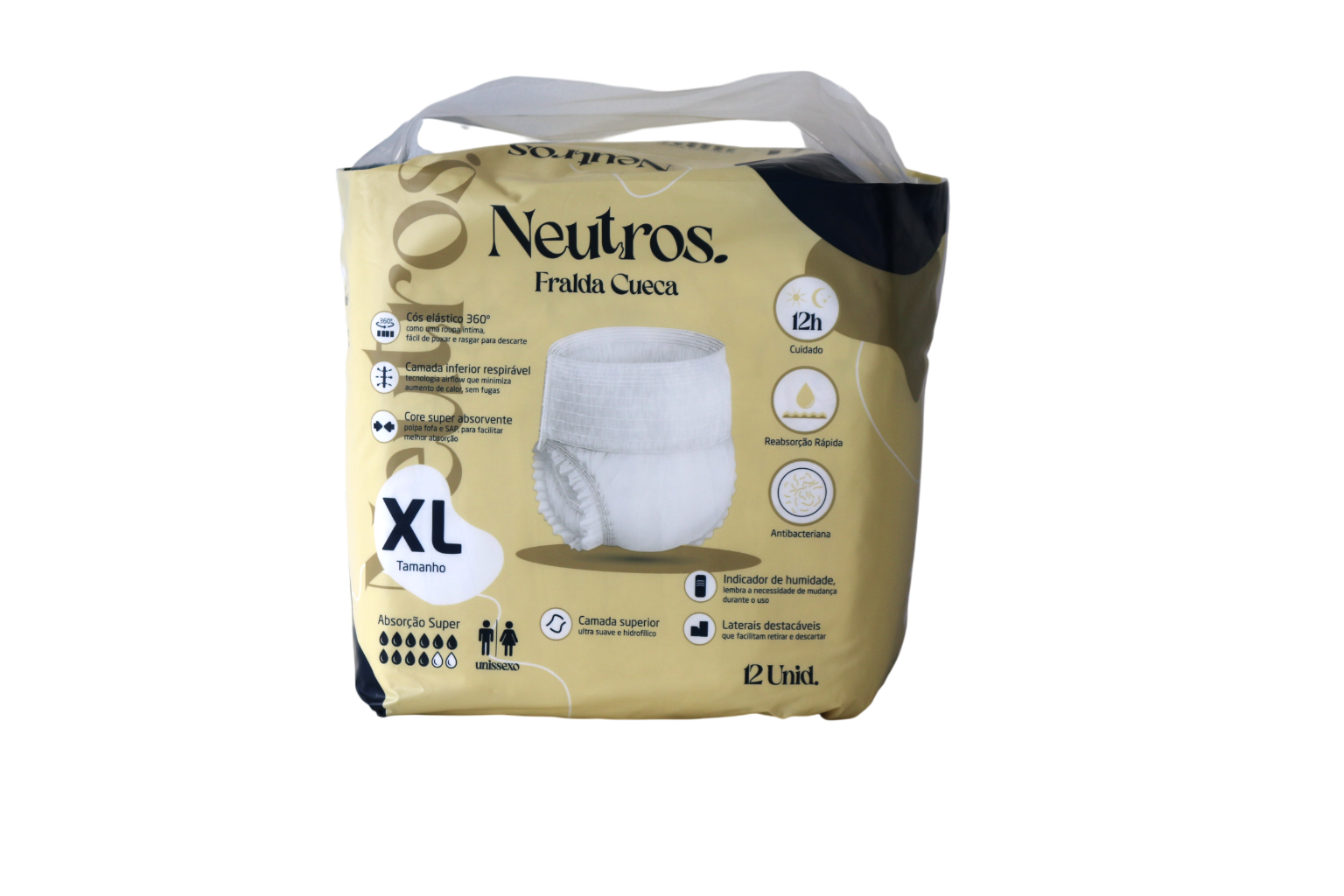 Fralda cueca Neutros Tam.XL x14