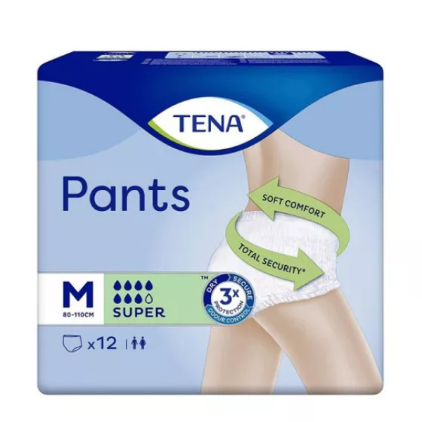 Fralda cueca Super X12 unidades (MÉDIO)