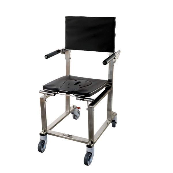 Cadeira de Banho e Sanitária SEVA START (100% Aço Inox)
