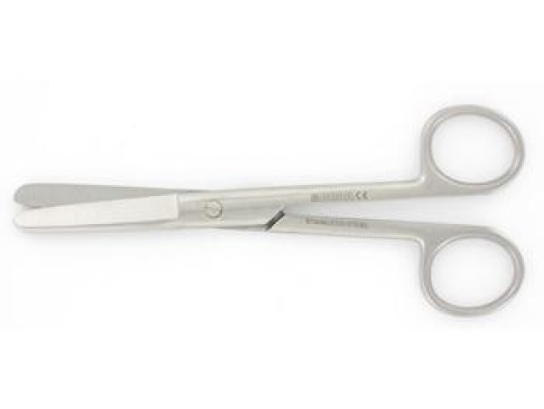 Tesoura Reta com Bicos Redondos 14,5cm GIMA