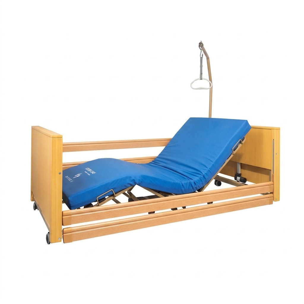 Pack Cama Mobiak Libra Low + Colchão Sevencare Anti-escaras
