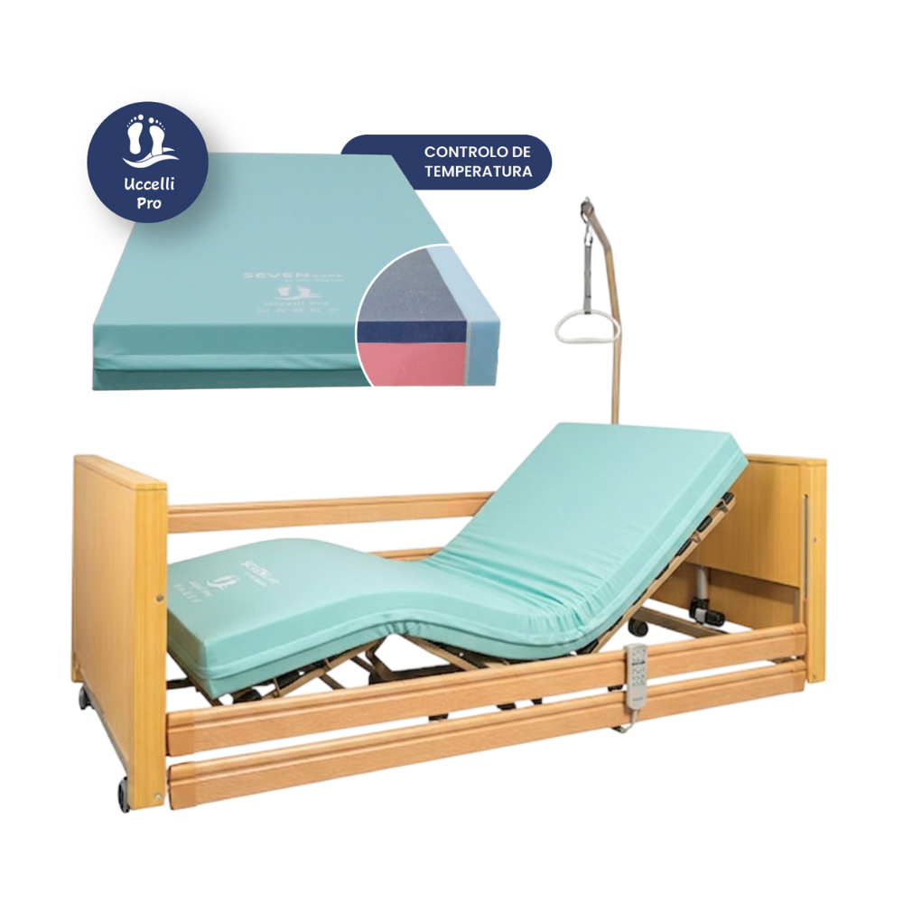 Pack Cama Mobiak Libra Low + Colchão Uccelli Pro