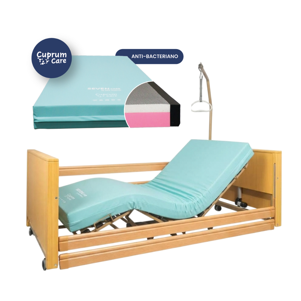 Pack Cama Mobiak Libra Low + Colchão Cuprum Care