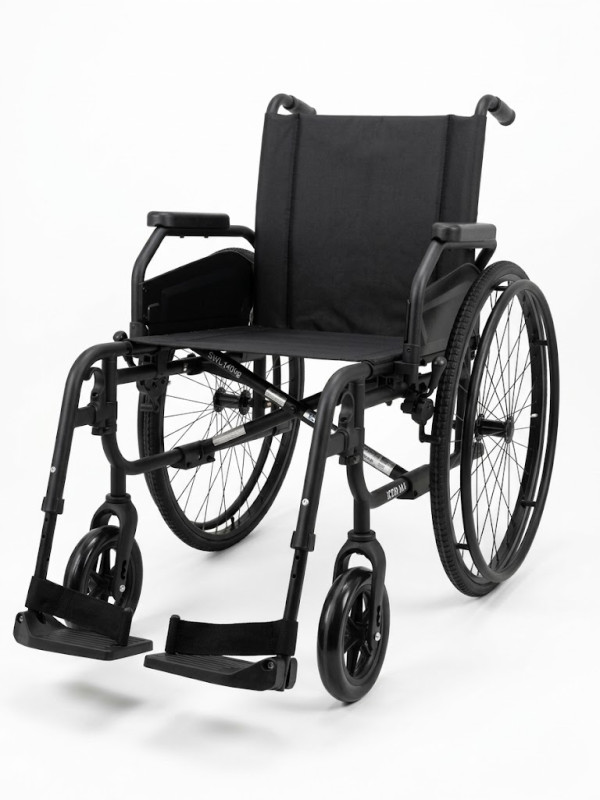 Cadeira de Rodas de Aço Icon 10  (50, Preto, Roda 24")