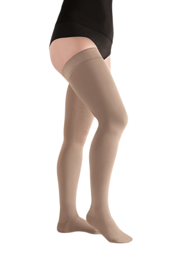 Meia Elástica Juzo Move AG Classe 2 - Silicone Balance (V BL, CURTO, PÉ FECHADO)
