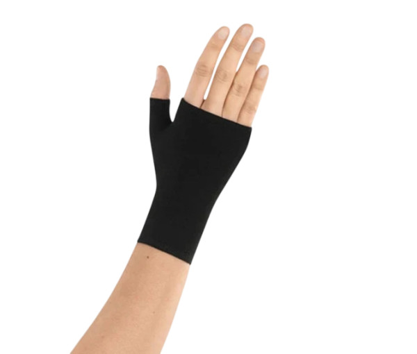 Luva de Compressão Juzo Expert Seamless com Meio Polegar (3, PRETO)