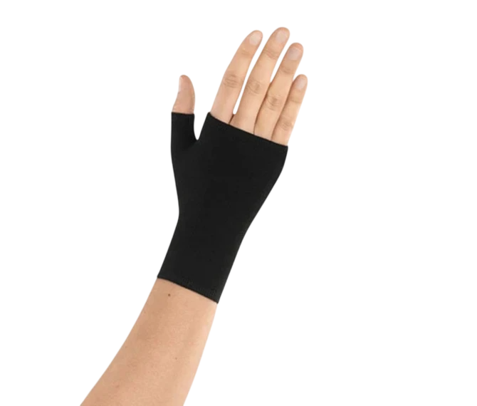 Luva de Compressão Juzo Expert Seamless com Meio Polegar (Preta)