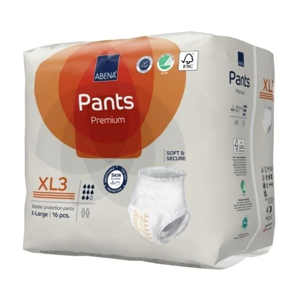 Abena fralda cueca premium XL3 x16