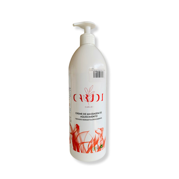 Creme massagem aquecimento 1lt CARUDI