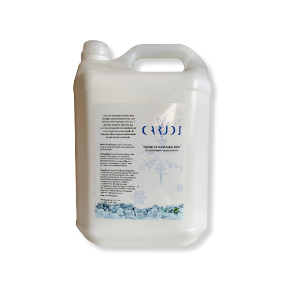 Creme massagem frio 5lt CARUDI