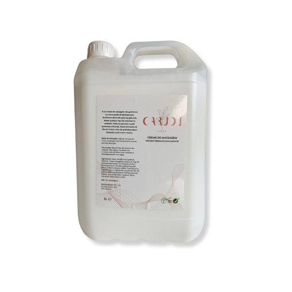 Creme massagem 5lt CARUDI