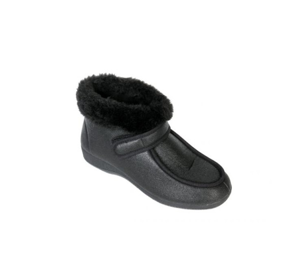 Bota ortopedica de inverno c/ velcro (PRETO, 40)