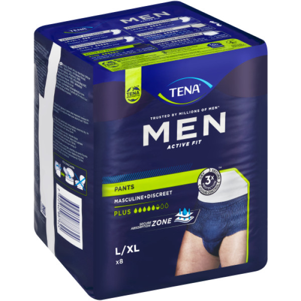 Tena Men Active Fit Pants L/XL x8 uni.