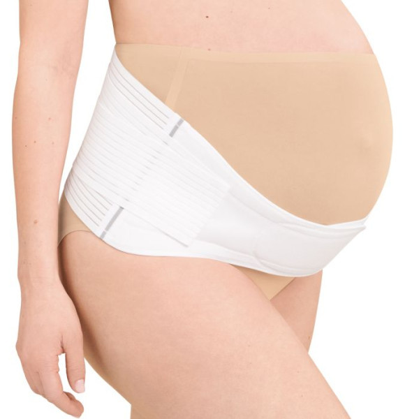 BabyBelt+ - Faixa de Suporte Gravidez (M, BRANCO)