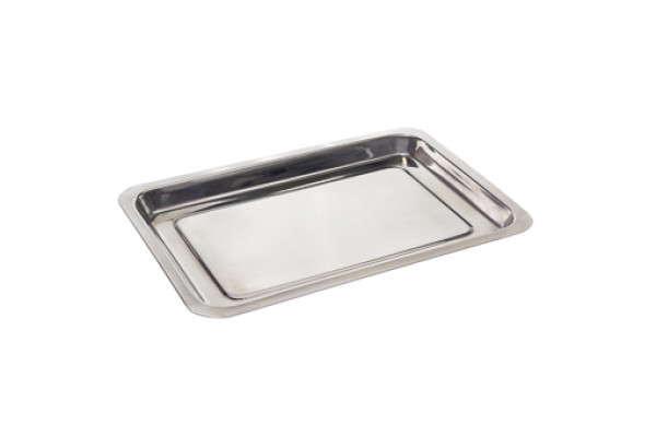 Tabuleiro inox 20x15x2cm