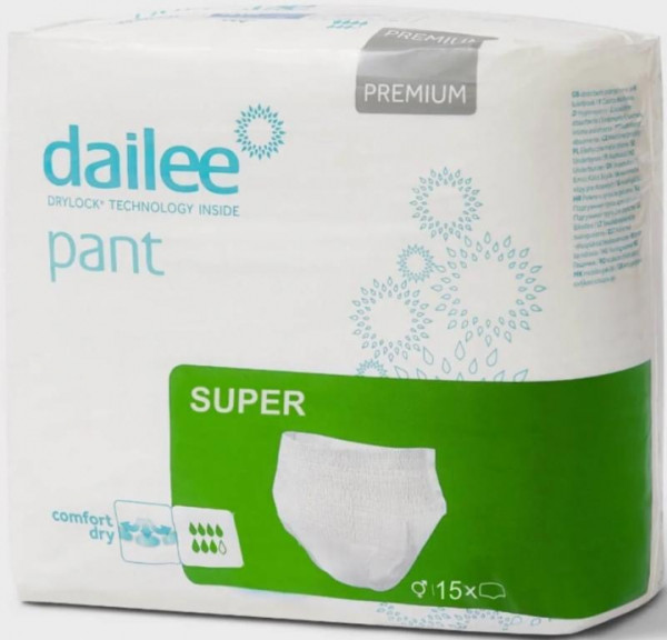 DAILEE Cueca Premium Super (T.L) x15 uni.